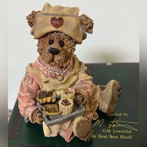 Boyds Bears Rosemary Bearhugs TLC Bearstone 2E Nurse